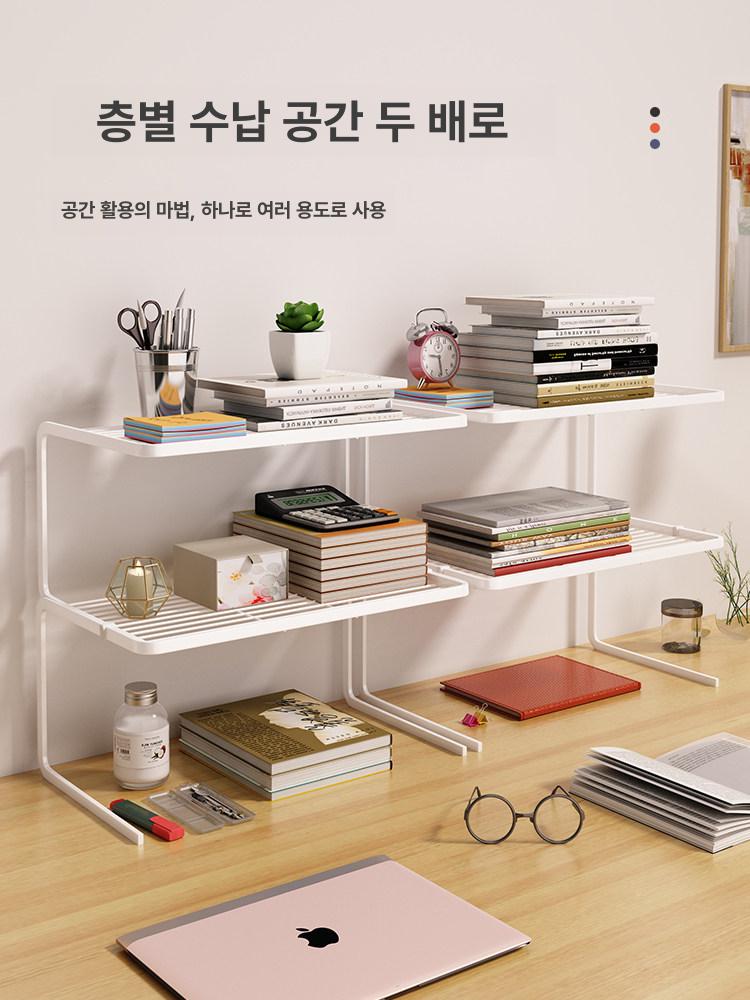 주방 냉장고내부선반 정리선반 랙 다목적 칸막이 냉장고정리 수납 슬라이드선반 - 상세 이미지 3