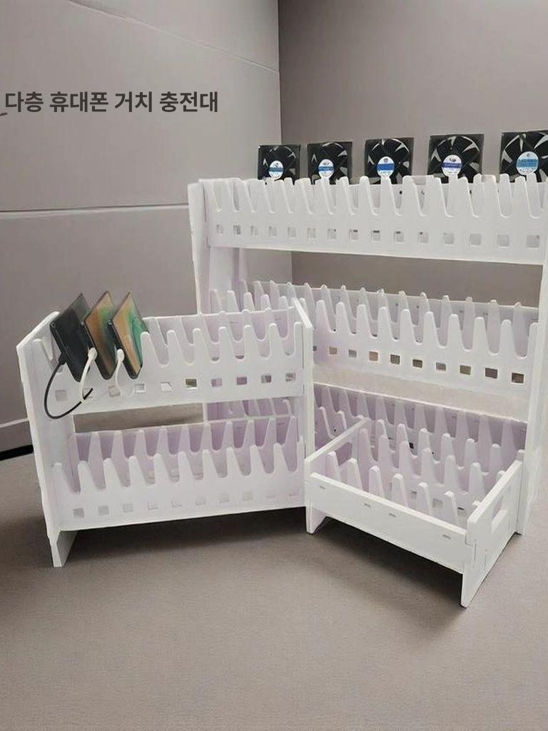 받침대 휴대폰거치대 다용도진열대 홀더 멀티거치대 업소용 핸드폰거치대 - 상세 이미지 2