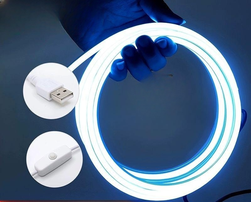 led 줄네온 플렉시블 간접조명 스트립 콜드 웜화이트 인테리어 라이트 라인 간접등 - 상품 이미지