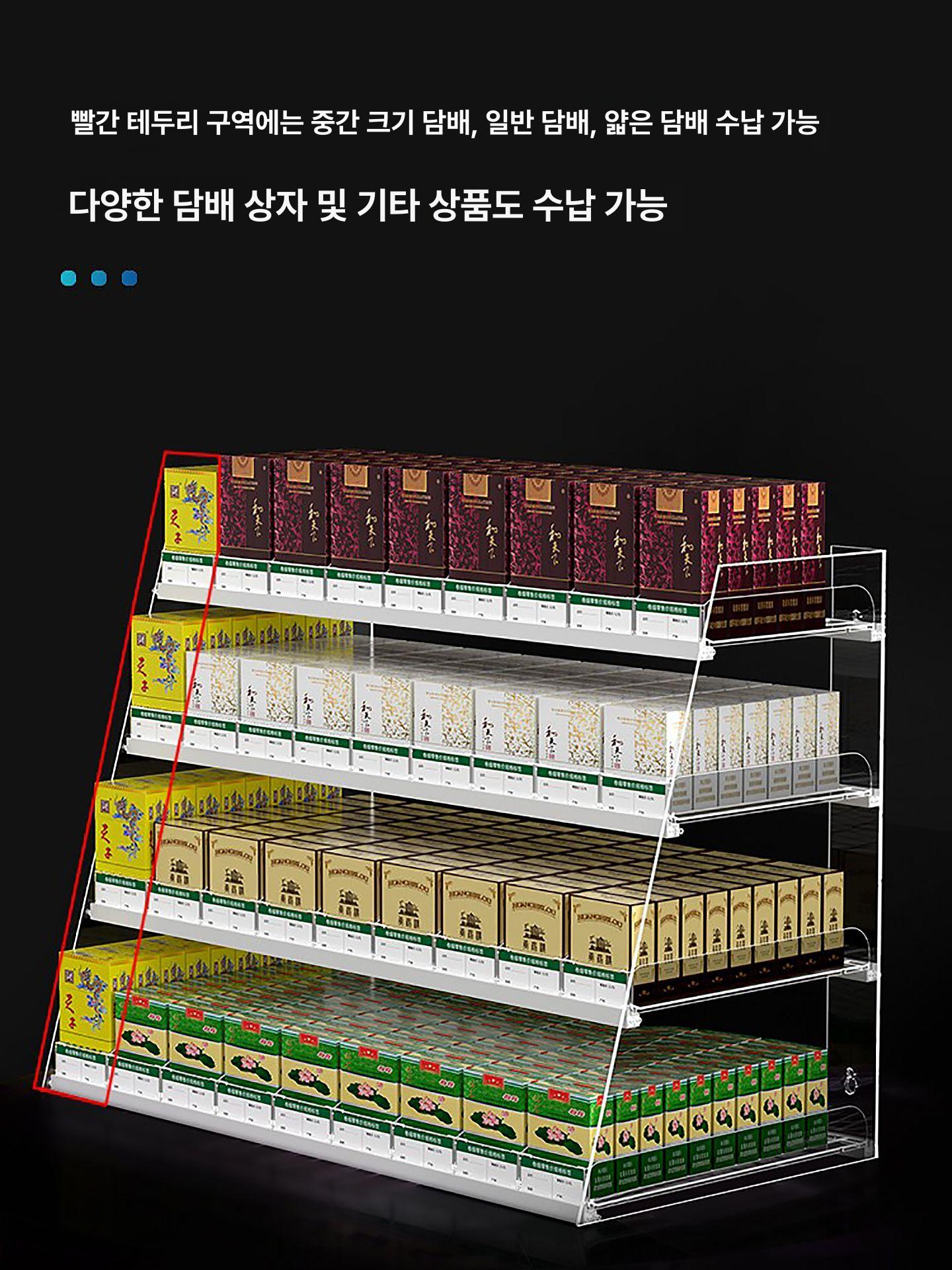 매장진열대 편의점진열대 상품디스플레이 판매대 약국 정리대 선반 진열장 전시대 - 상세 이미지 3
