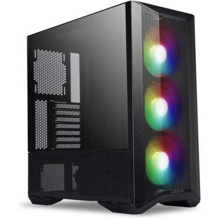 [해외]리안리 본체 케이스 랜쿨 II 메시 C RGB-X USB 타입-C 미드 타워 블랙 - L