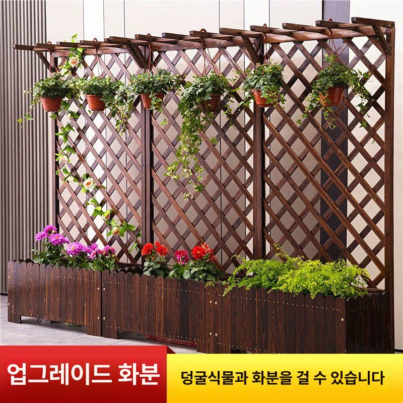 화분대 스탠드 원목 정원 받침대 다이 화분진열대 화분정리대 화분 우드 다육 다육이 베란다 - 상세 이미지 2