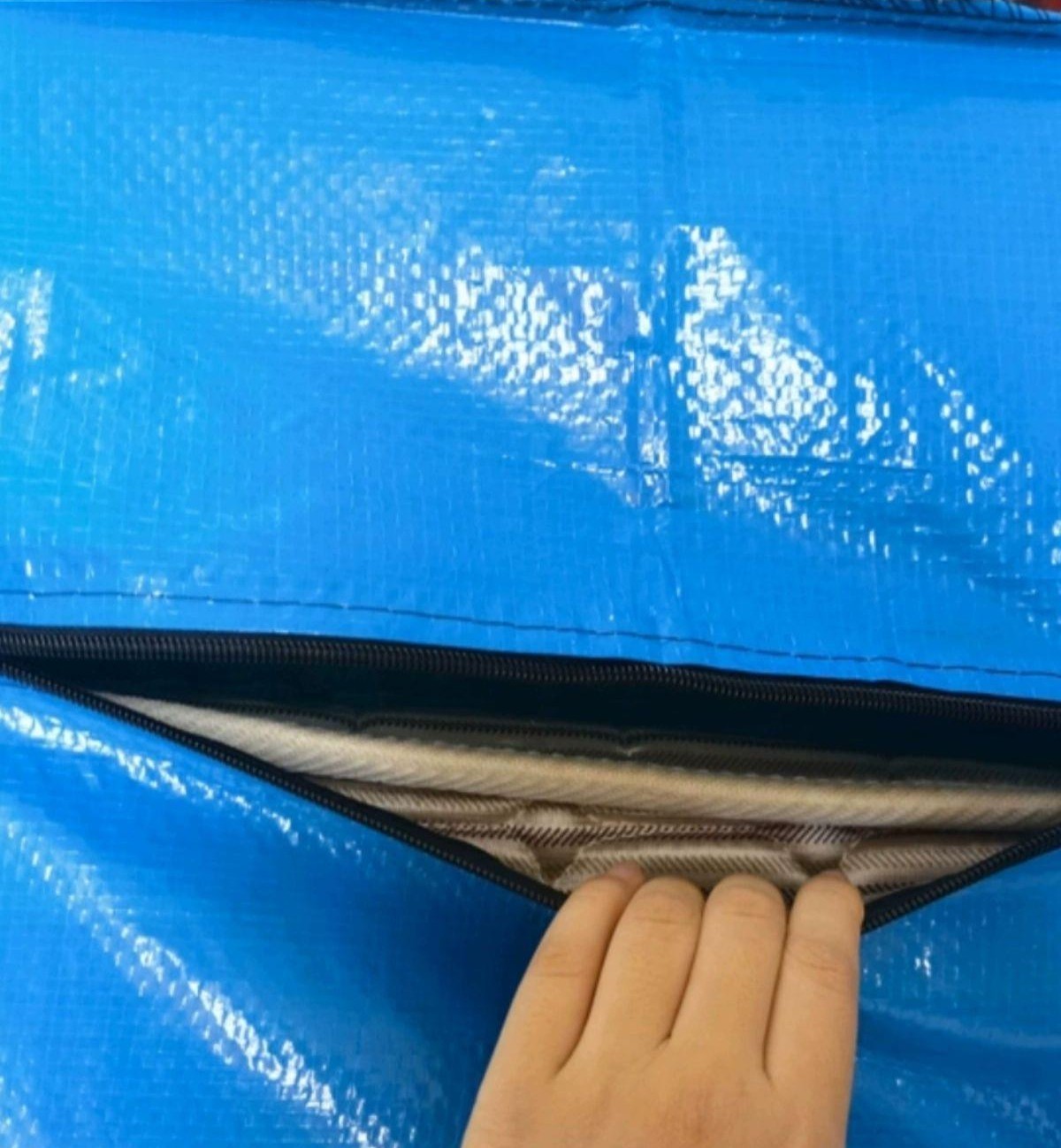 침대 매트리스커버 소프트 이사용 비닐 지퍼형 손잡이 포장재 운반 - 상세 이미지 3