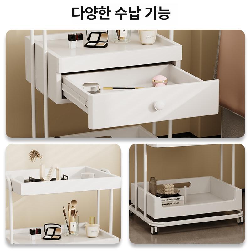 다용도 이동식트롤리 이동식카트 롬비 병원 수납장 업소용 웨곤 주방트롤리 미용웨건 - 상세 이미지 3
