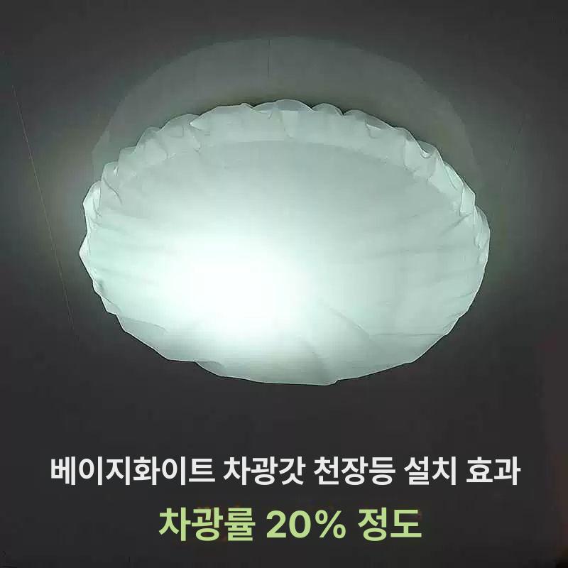 형광등커버 가리개 조명 삼파장 램프 스펙트럼 전등 반투명 방지 간접 덮개 - 상세 이미지 3