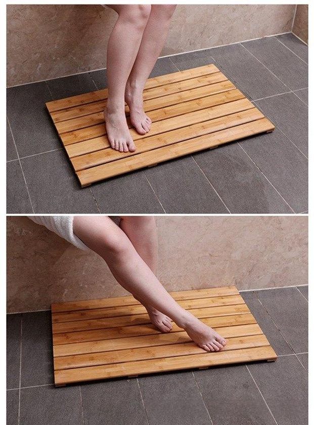 발코니 변기 목재 화장실 캣타워 나무 입구 디딤대 수납 발판 현관 스텝 계단 원목 우드 - 상세 이미지 4