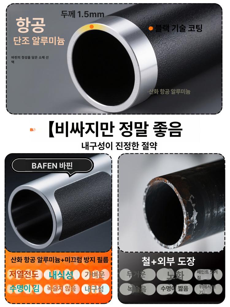 알루미늄 접이식 사다리 높이조절 안전발판 산업용 작업 지지대 광폭 다용도 - 상세 이미지 2