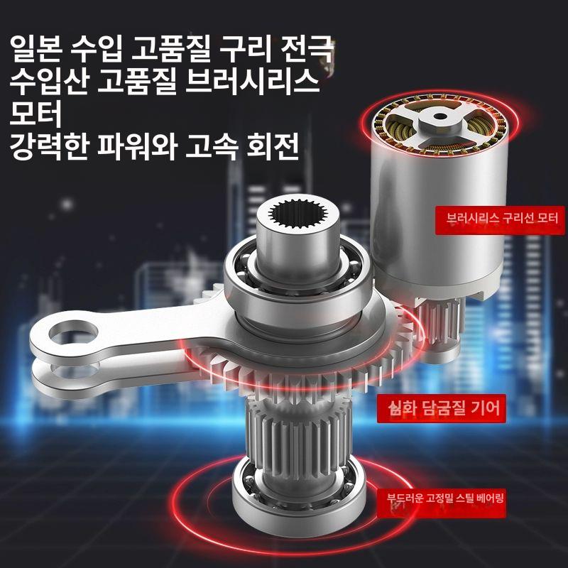 무선 조경톱 원예 장대톱 전동톱 절단기 전정 고지톱 충전 전동전지톱 울타리 - 상세 이미지 5