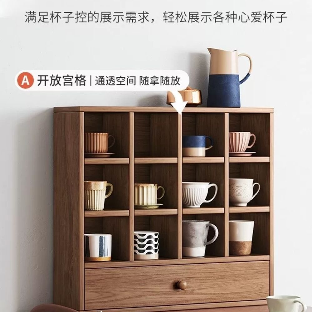 원목 진열장 컵보관 주방 카페 그릇장 엔틱 수납장 커피숍 식기장 미니 찬장 이미지 6