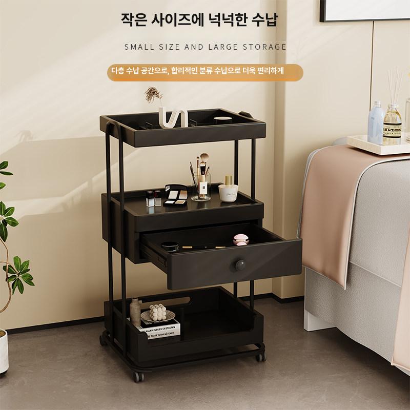 다용도 이동식트롤리 이동식카트 롬비 병원 수납장 업소용 웨곤 주방트롤리 미용웨건 - 상세 이미지 4