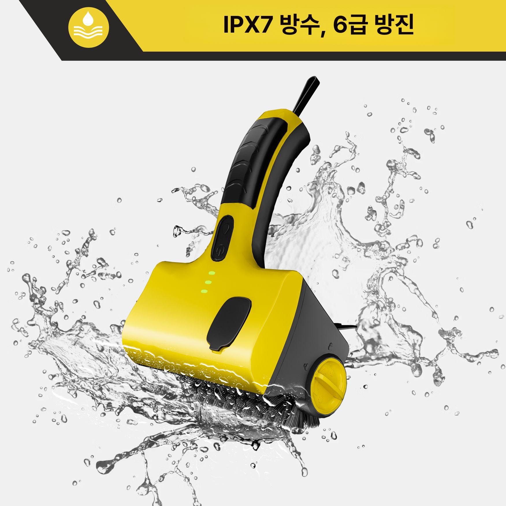 무선 청소기 다기능 욕실 전동청소솔 회전 청소솔 전동 충전식 바닥 빅토크 무선욕실청소기 - 상세 이미지 2