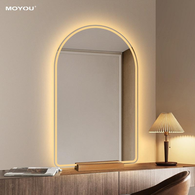 led 욕실조명거울 욕실거울 벽거울 간접조명 화장실 인테리어 화장대거울 아치형 - 상세 이미지 3