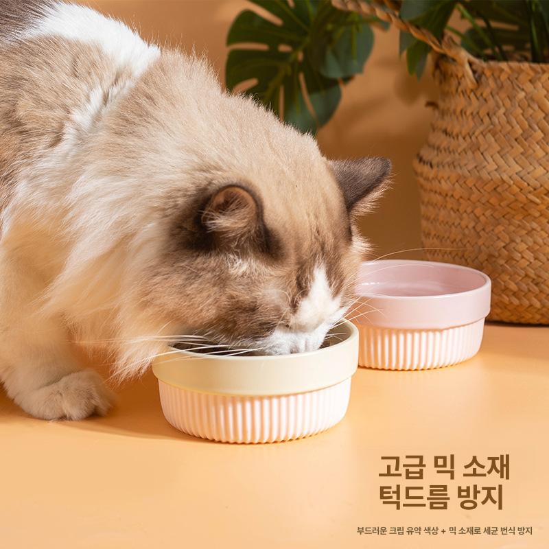 개 고양이 온열 물그릇 겨울 보온식기 따뜻한 물밥 반려동물 세라믹 급수기 - 상세 이미지 3