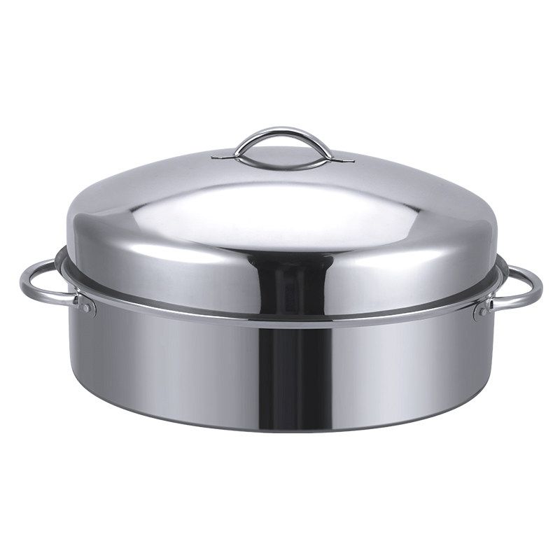 대형생선찜기 냄비 해산물 주방 대형 통생선찜 스텐 킹크랩 업소용 찜기 만두 급식소 타원형 - 상세 이미지 4