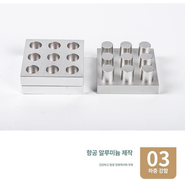 약품 압정 타블렛 제조기 금속 몰드 분말 압축 장치 실험실 조제 당의 틀 - 상세 이미지 4