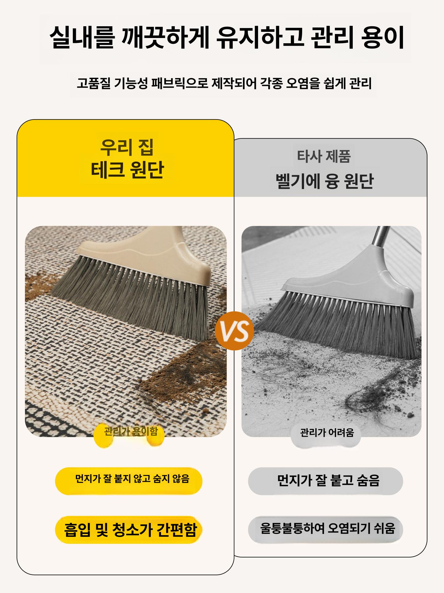 대형 매트 인테리어카펫 출입구 복도 거실 카페트 코일 바닥매트 카펫 현관매트 업소용 발판 - 상세 이미지 3
