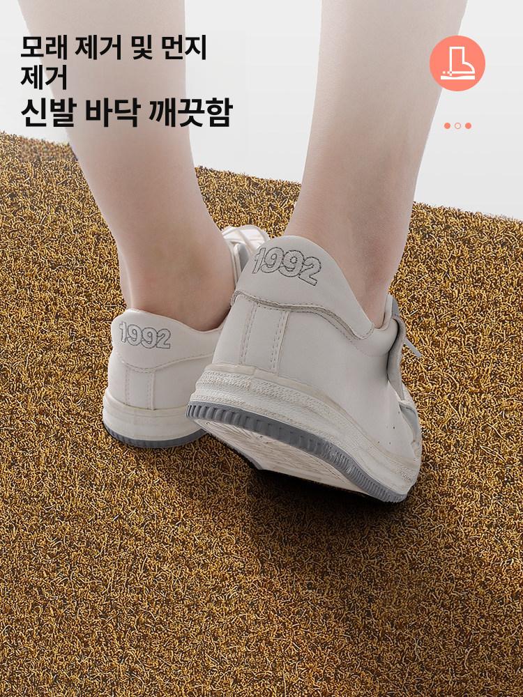 야외 발매트 코코넛 카펫 라탄 입구 발판 현관 러그 미끄럼방지 출입문 - 상세 이미지 2