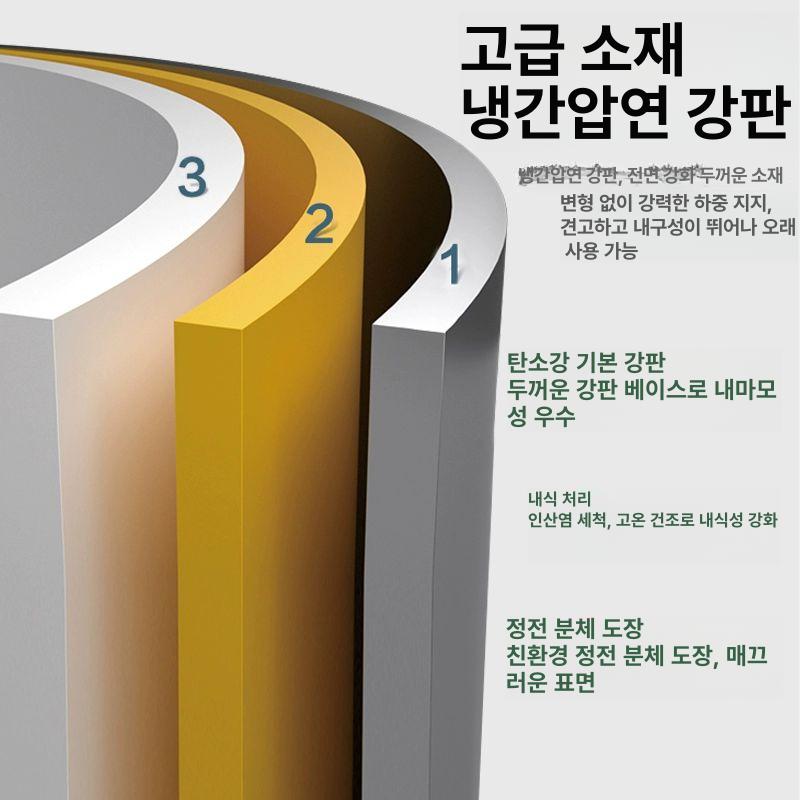 서류정리함 문서수납 오피스캐비닛 사무실책상서랍 철제보관함 열쇠잠금장 - 상세 이미지 4