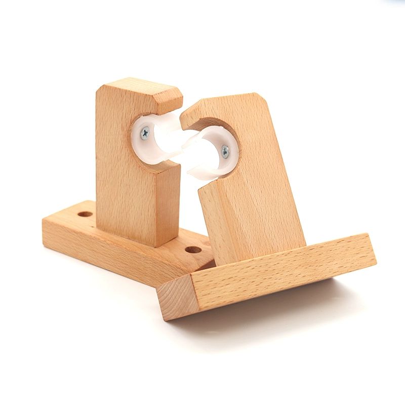 우드 커튼봉 현대식 창문 막대 거실침실 벽 고정형 북유럽 펜션 인테리어 행거 브래킷 - 상품 이미지
