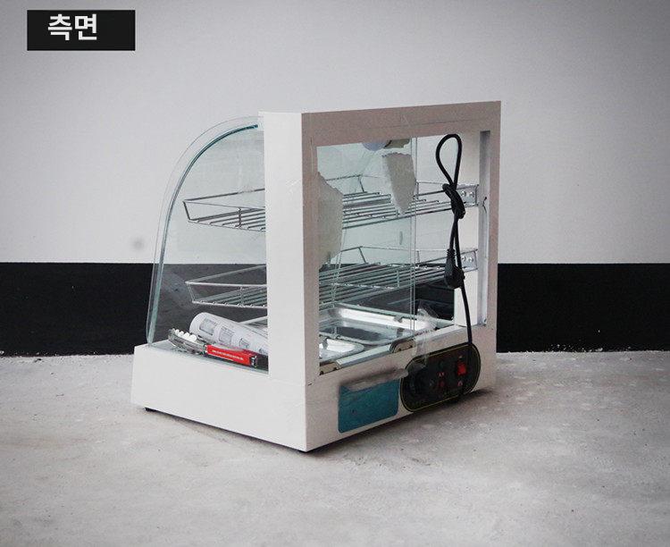 업소용온장고 튀김족발 음식쇼케이스 보온장 미니냉장고 소형 - 상세 이미지 4