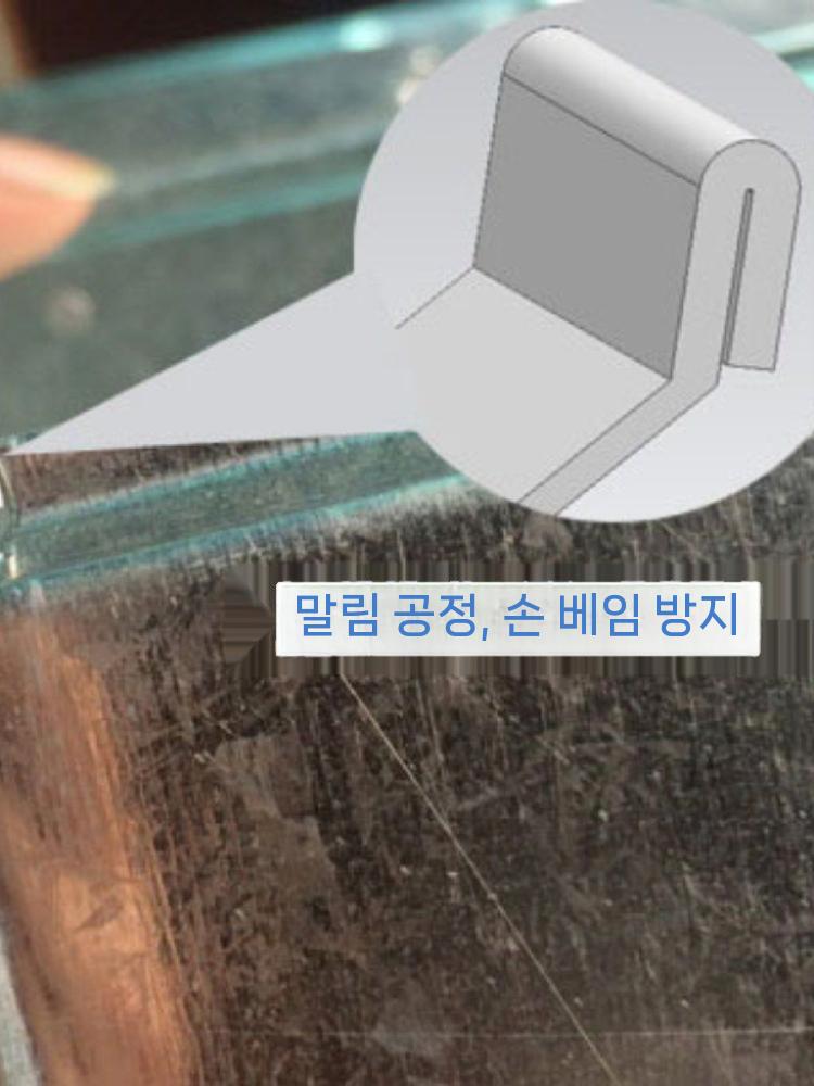 갈바 함석박스 철제 공구함 박스 오버랩 철판 함석 보관함 보관 인테리어 튼튼 정리함 - 상세 이미지 4