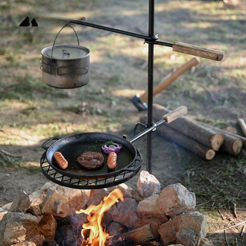 캠핑 직화그릴 철제 감성쉘프 선반 바베큐 부시크래프트 화로대 직화 오덕쉘프 부래프트 화덕 - 상품 이미지