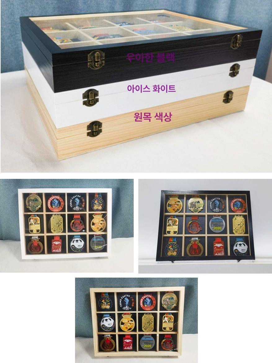 금메달 액자형 케이스 거치대 진열대 디스플레이 메달보관함 기념 프레임 전시 - 상세 이미지 5
