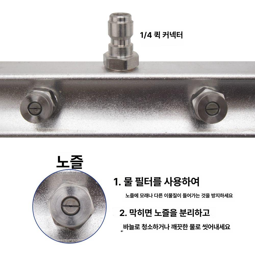 고압 물분사 세척기 휴대용 바닥청소 분무 고급형 정원 차량용 청소도구 - 상세 이미지 2