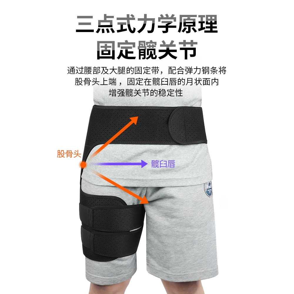 고관절보호대 허리압박대 대퇴부 헬스 골반 대퇴골 허리보호대 벨트 보조 스트랩 다리 - 상세 이미지 3