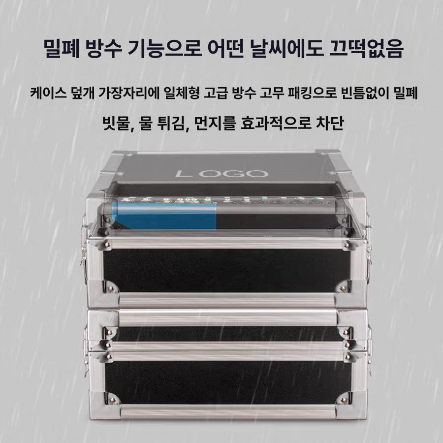 음향장비 하드케이스 캐리어 보관함 랙케이스 믹서케이스 수납함 공연 콘솔박스 - 상세 이미지 2
