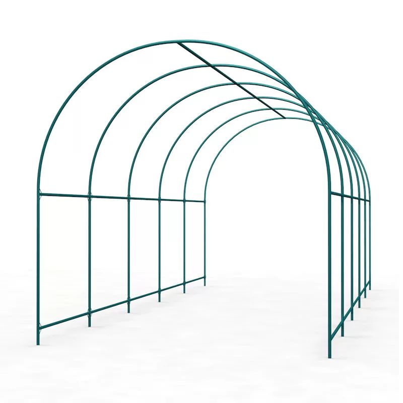 온실 아치형 프레임 농사용 지지대 미니하우스 골조 재배용 텃밭 시설 - 상세 이미지 3