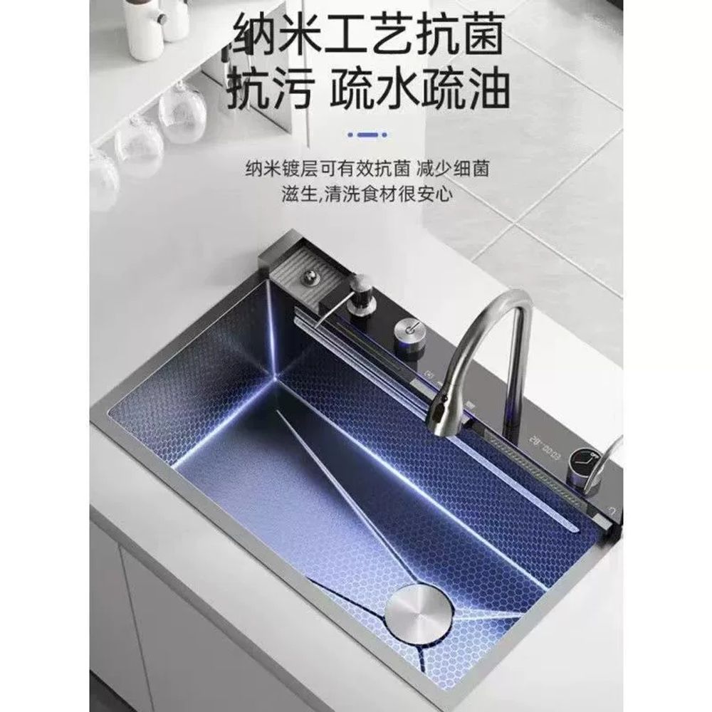 다기능 싱크볼 폭포 멀티 인테리어 씽크대 개수대 세면대 설치 - 상세 이미지 3