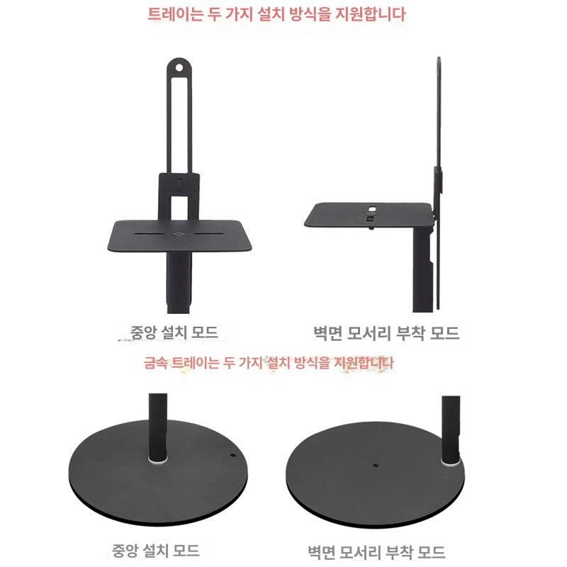 스탠드 스피커스탠드 고음질 스피커 삼각대 우퍼 다이 하이파이 책상 거치대 세트 - 상세 이미지 5