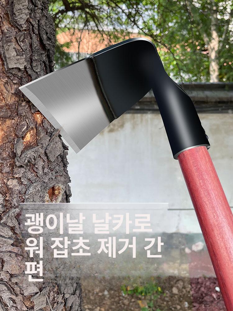 괭이 호미 잡초제거 텃밭정리 밭일 농사도구 경작용 삽 원예용품 - 상세 이미지 4