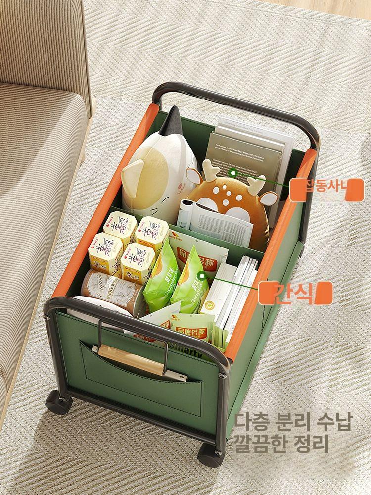 이동식 가방정리대 학원 트롤리 카트 보관함 웨건 수납함 - 상세 이미지 5