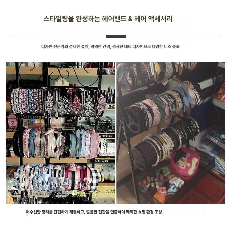 액세서리 헤어밴드 머리띠 고정 스프링 잔머리정리 심플 앞머리 세안 헤어악세사리 - 상세 이미지 2