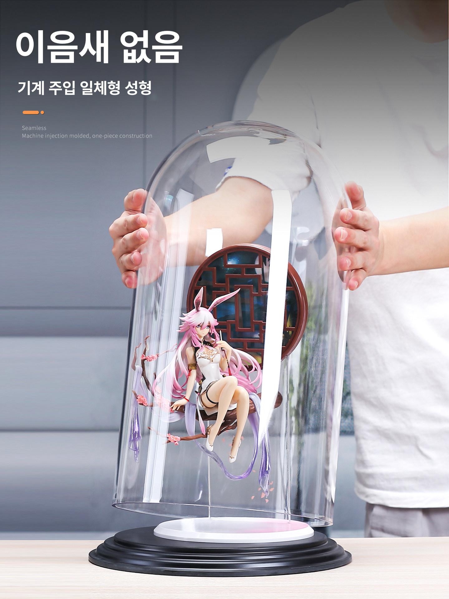 유리돔 투명케이스 쥬얼리 보관 액세서리 전시 디스플레이 악세사리보관 - 상세 이미지 4