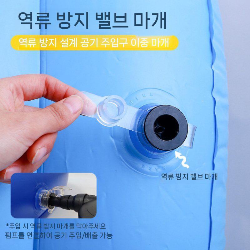 침대 에어 간호 어르신 튜브 풍선 효도 에어매트 베드 욕창방지매트 방석 욕조 가정용 샤워 - 상세 이미지 4