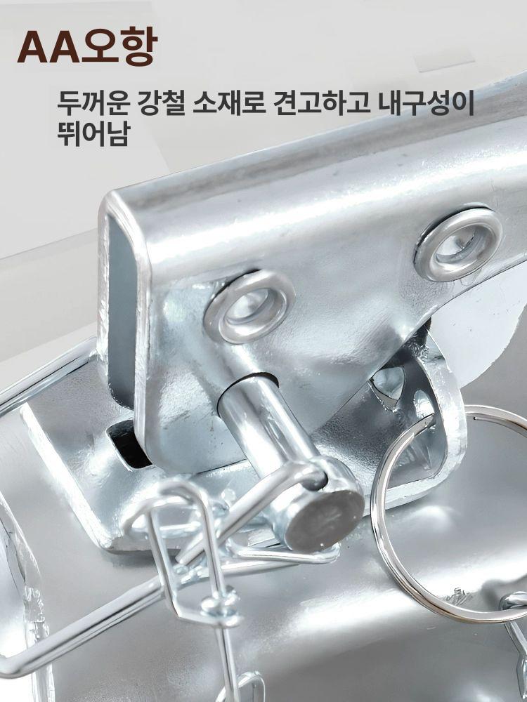 연결장치 트레일러 안전 리시버 캠핑카견인볼 고리 히치 후크 장착 캐리어 커넥터 - 상세 이미지 2