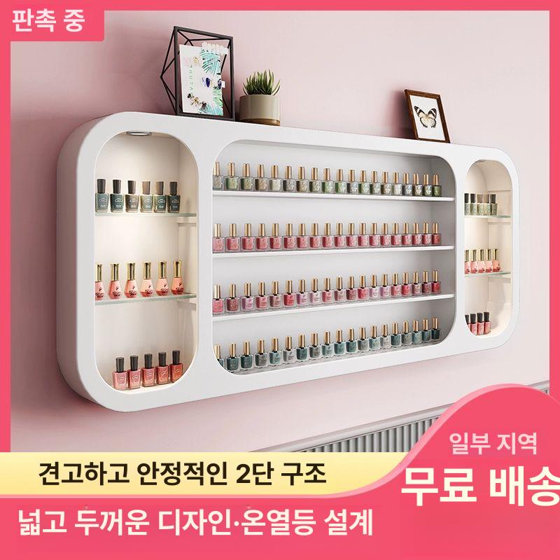 네일샵 진열장 디스플레이 진열대 랙 장식장 매장 정리대 뷰티샵 보관함 인테리어 - 상세 이미지 3