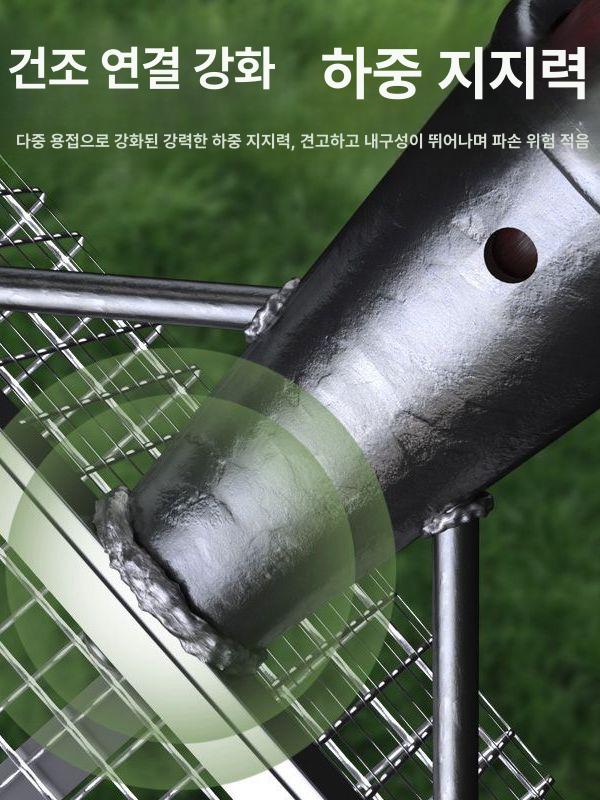 자갈체망 채반 농작업 원예 채 삼태기 분리기 자갈 스테인레스 구멍 돌고르는삽 모래채반 - 상세 이미지 4