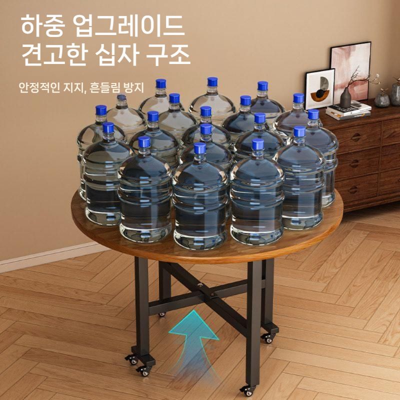 고급원목식탁 대형식탁 다이닝 모던 인테리어 식탁 다이닝테이블 테이블 원형 식당 - 상세 이미지 4