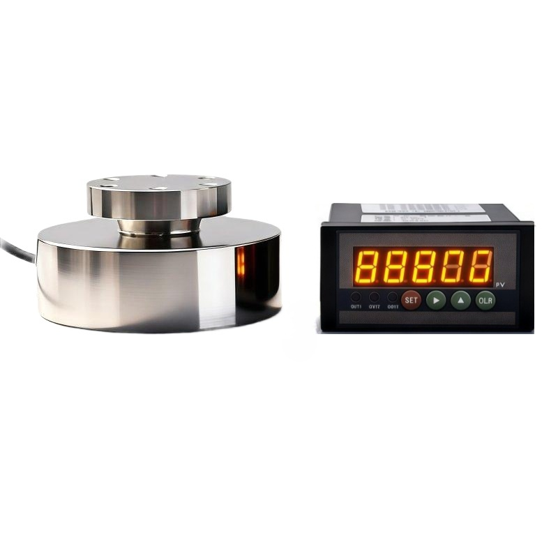 디지털 로드셀 압력 게이지 유압 실린더 측정기 고정밀 무게 표시 충격력 검사기 - 상품 이미지