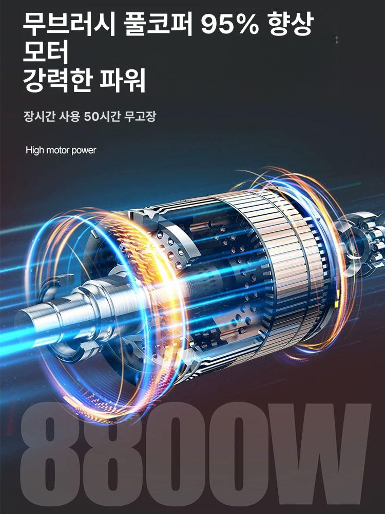 전기톱 목공 고출력 미니 무선전기톱 충전식 체인 무선 기계 독일기술 쇠톱 전동톱 톱 - 상세 이미지 3