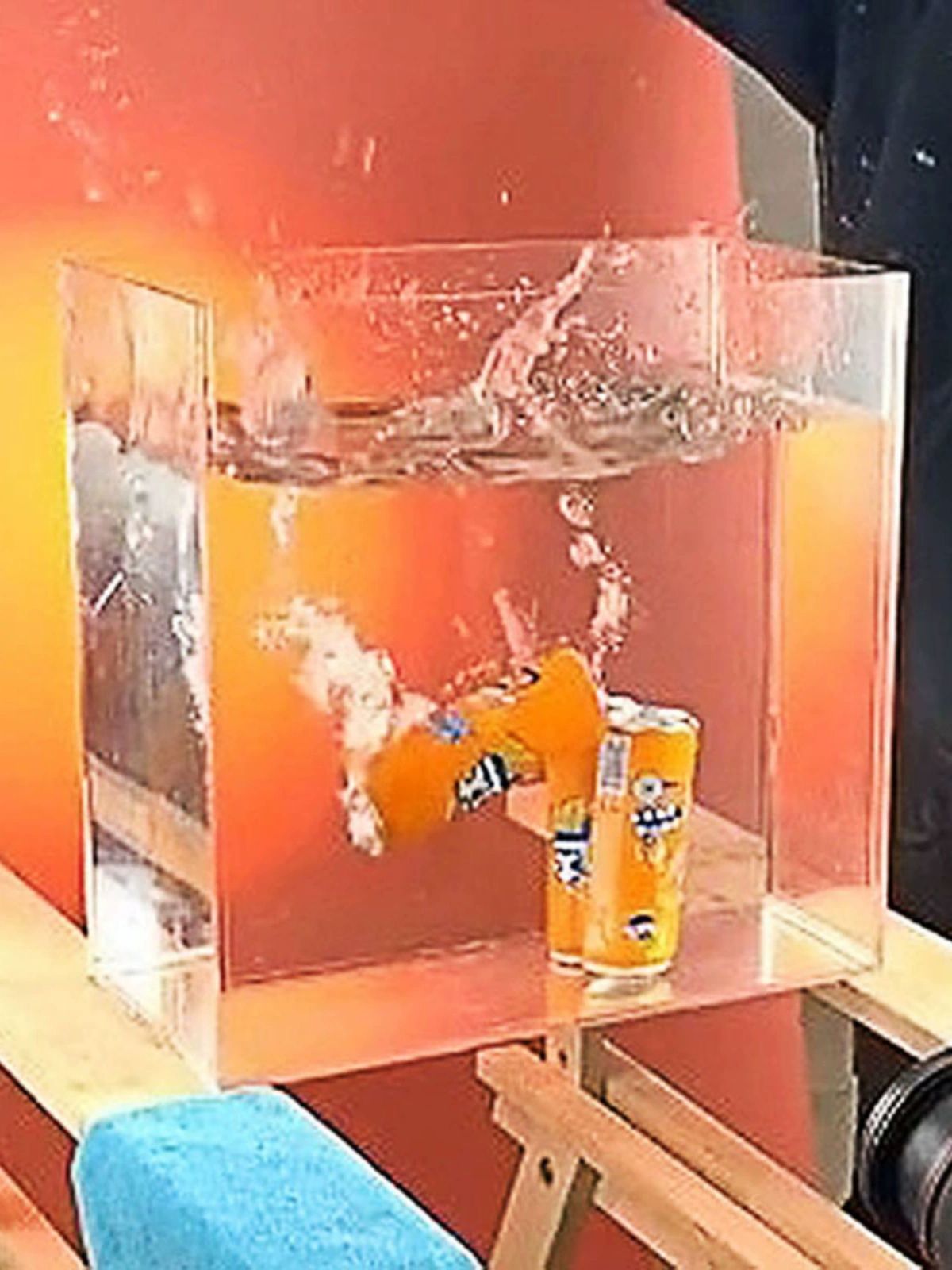 소품 촬영용아크릴수조 높이 포토 광고사진 영상 사각 특수촬영 콘텐츠 두께 제품 - 상품 이미지
