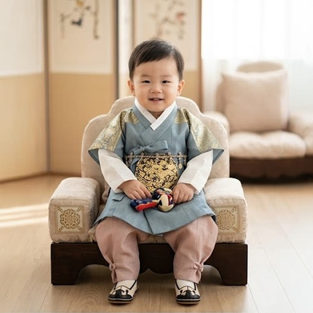 궁 한복 대여 돌 잔치 가족 추석 부천 서울 평택 행사 아가 183번 - 상세 이미지 2