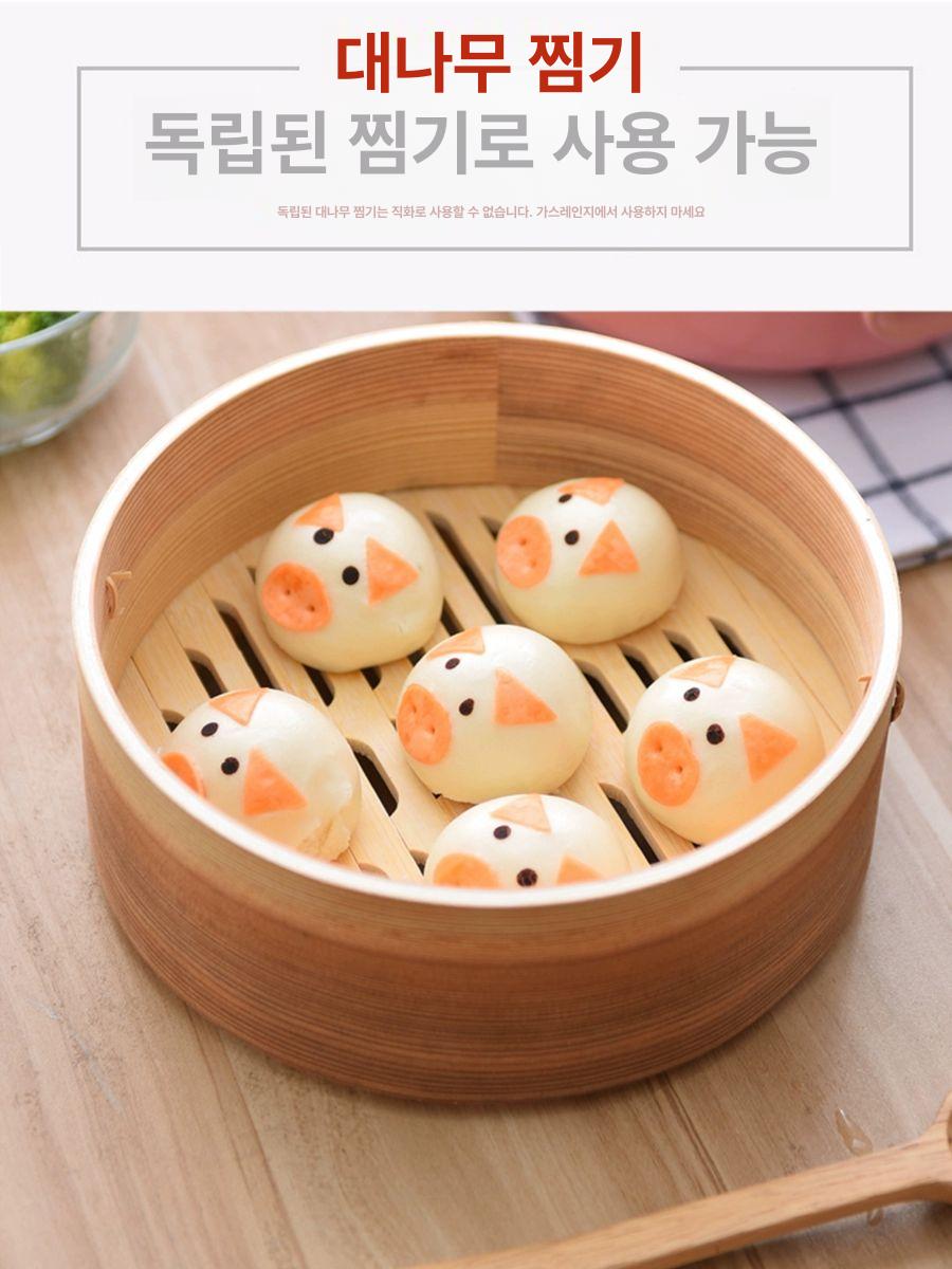 편백나무 무시찜기 세라믹 인덕션 수육 가스렌지 가정용 다용도 생선 대게 편백찜기 - 상세 이미지 4