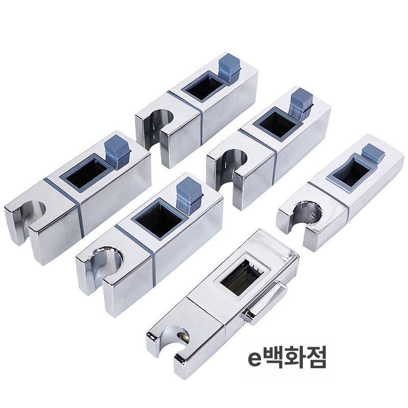 높낮이조절 샤워기 사각 홀더 고정 거치대 헤드걸이 1. A형+22x22MM - 상세 이미지 5