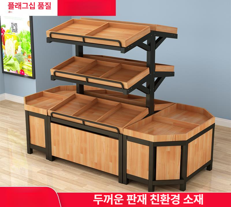 제과점 빵매대 카페 디저트 디스플레이 업소용 랙 단층 간식 매장용 베이커리진열장 - 상세 이미지 2