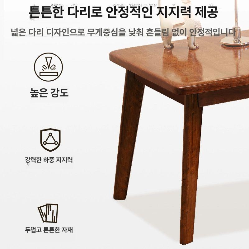원목 기역자책상 서재 가정용 사무실 엘자형 학생 ㄱ자형 엘형 컴퓨터 사무용 - 상세 이미지 4
